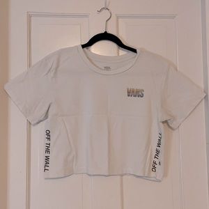 Vans Cropped Graphic Tee Shirt